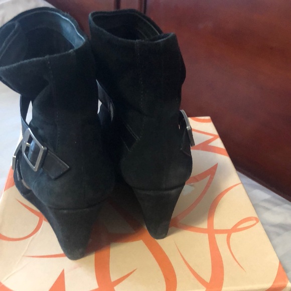 Via Spiga - black wedged ankle booties - Picture 3 of 3